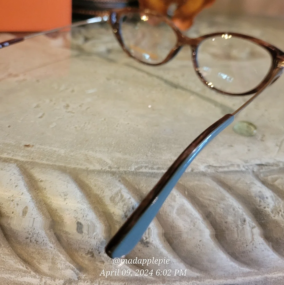 Tory Burch Eyeglasses TY2048 1356 Olive Horn Designer Luxury Celebrity #63